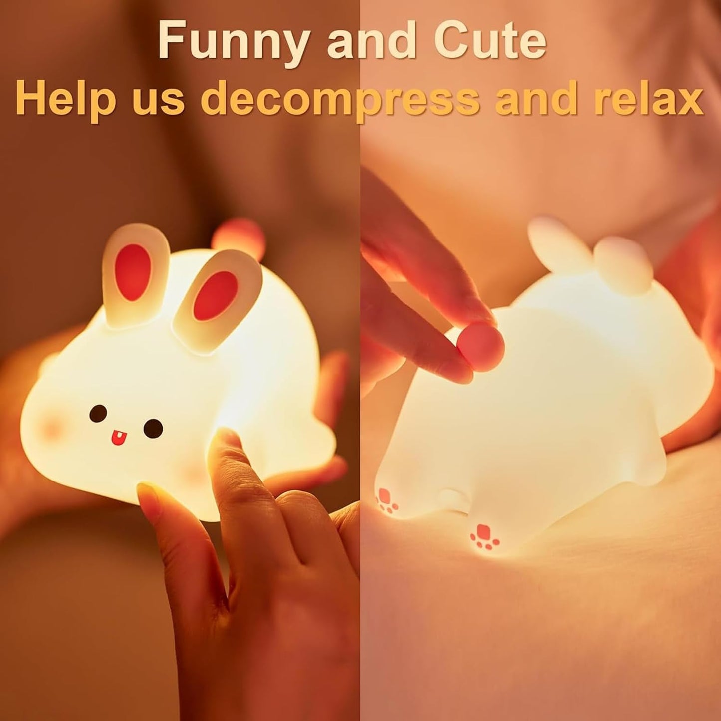 LumaPet™ Rabbit Lamp – The Cutest Bedtime Companion