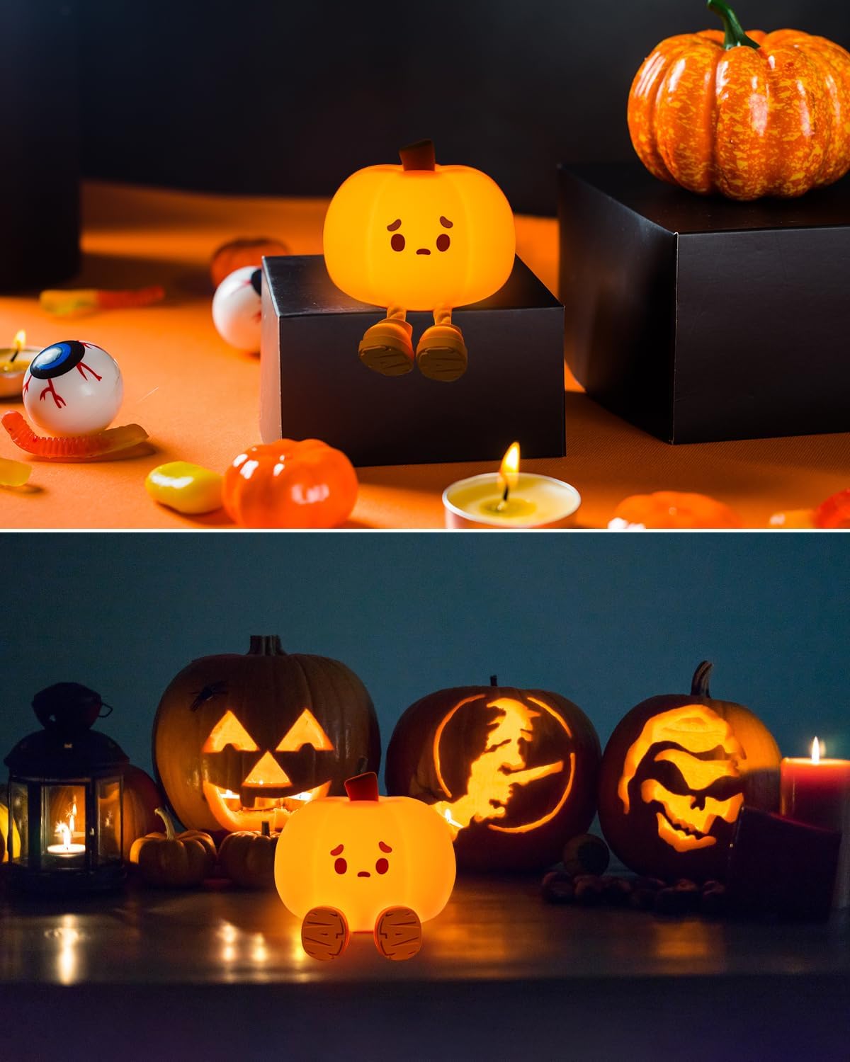LumaPet™ Pumpkin Lamp – Cozy Nights, Warm Glow