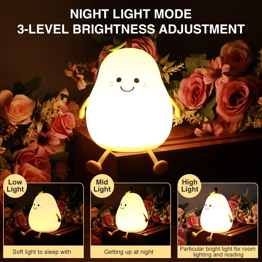 LumaPet™ Pear Lamp – Sweet Glow for Cozy Nights