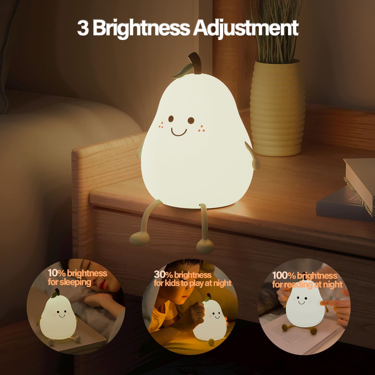 LumaPet™ Pear Lamp – Sweet Glow for Cozy Nights