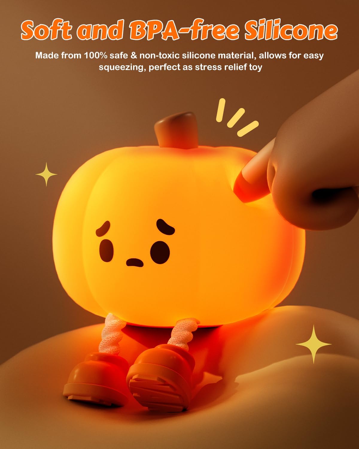 LumaPet™ Pumpkin Lamp – Cozy Nights, Warm Glow