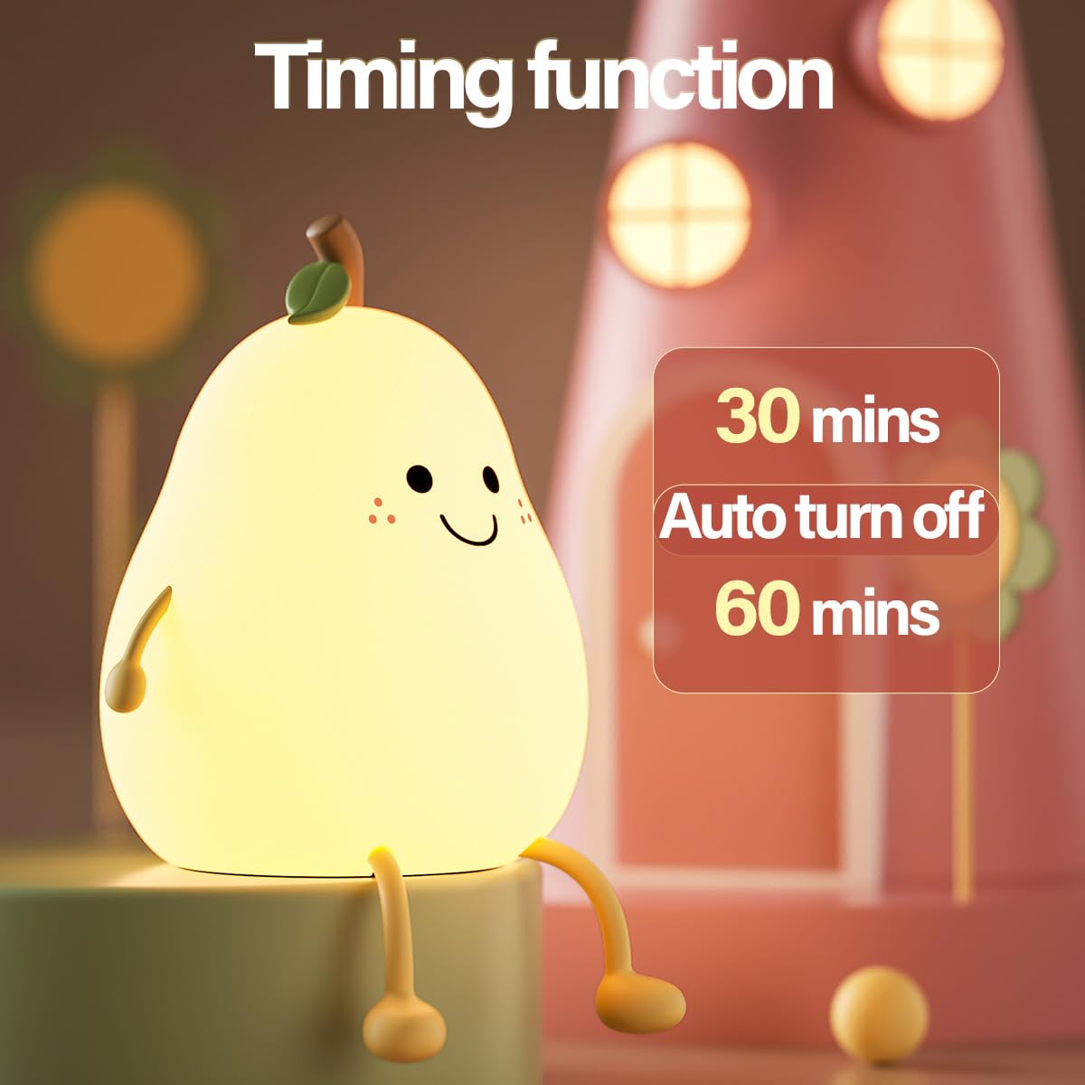 LumaPet™ Pear Lamp – Sweet Glow for Cozy Nights