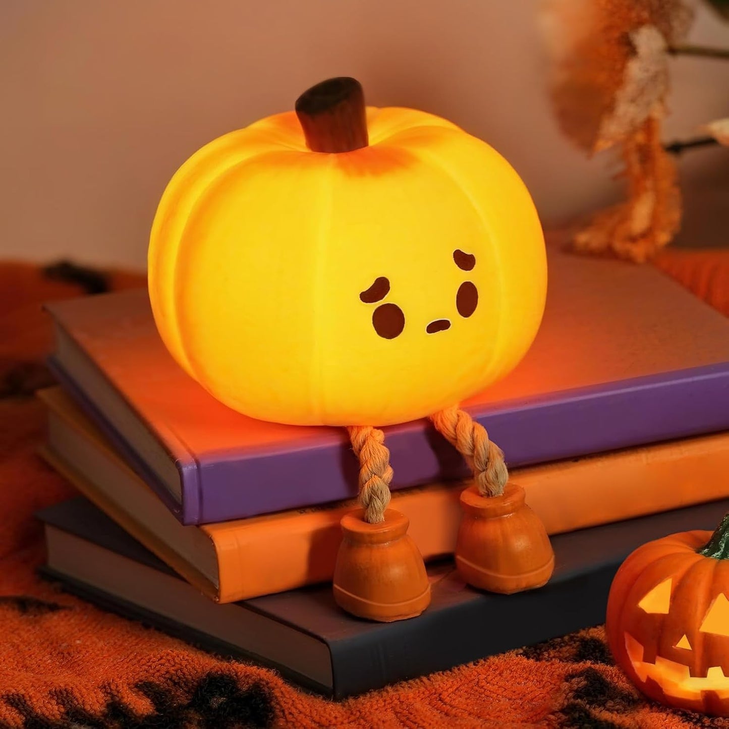 LumaPet™ Pumpkin Lamp – Cozy Nights, Warm Glow
