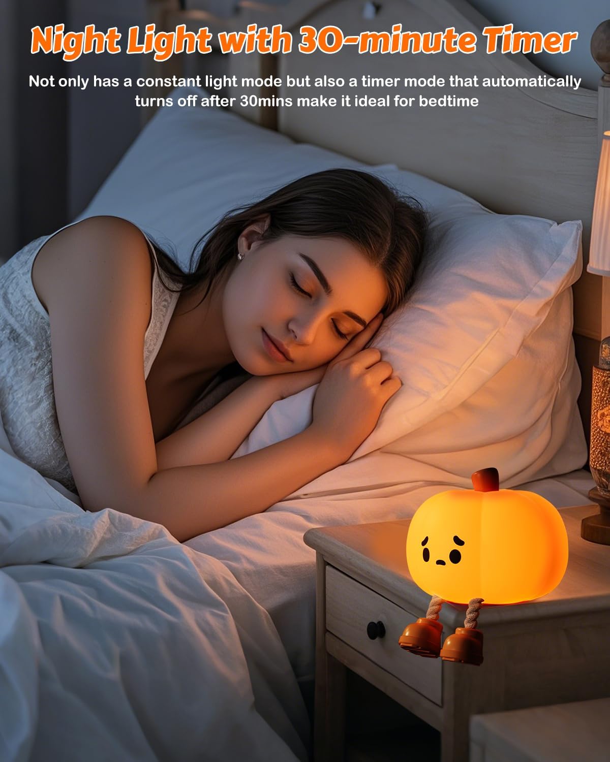 LumaPet™ Pumpkin Lamp – Cozy Nights, Warm Glow